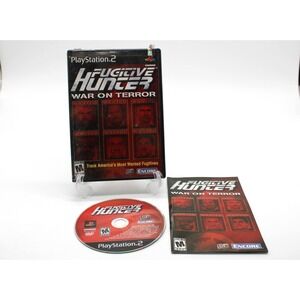 PS2 Fugitive Hunter: War on Terror (Sony PlayStation 2, 2003) CIB w/ Manual